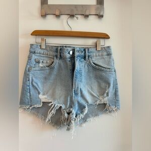 Zara Jean Shorts - Size 6 Light wash